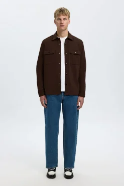 SLHJACKIE - Klassisk overshirt med brystlommer