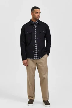SLHJACKIE - Klassisk overshirt med brystlommer