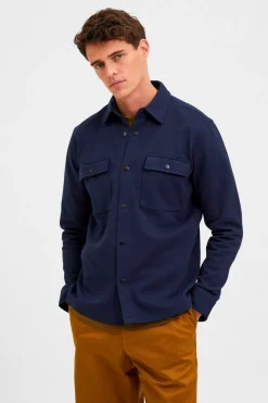 SLHJACKIE - Klassisk overshirt med brystlommer