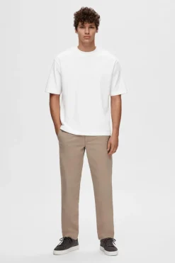 SLHLOOSEOSCAR - Boxy t-shirt med korte ærmer