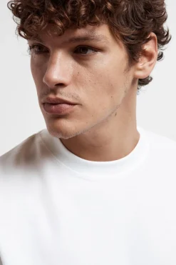 SLHLOOSEOSCAR - Boxy t-shirt med korte ærmer