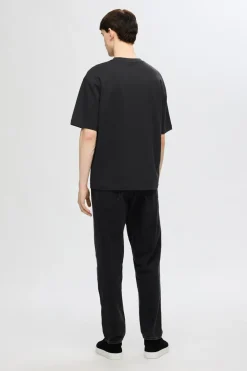 SLHLOOSEOSCAR - Boxy t-shirt med korte ærmer