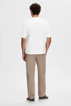 SLHLOOSEOSCAR - Boxy t-shirt med korte ærmer