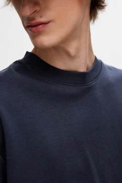 SLHLOOSEOSCAR - Boxy t-shirt med korte ærmer