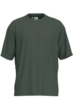 SLHLOOSEOSCAR - Boxy t-shirt med korte ærmer