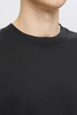 SLHLOOSEOSCAR - Boxy t-shirt med korte ærmer