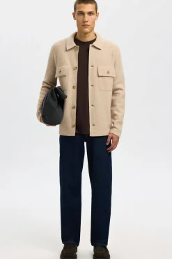 SLHNEALY - Overshirt i uld