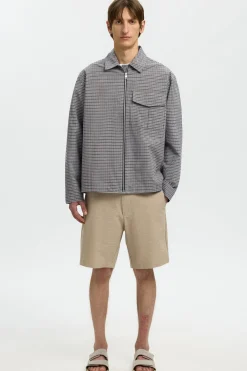 SLHRLXMATT - Ternet overshirt med lynlås