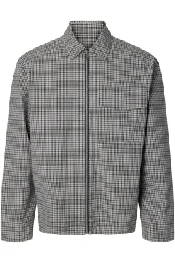 SLHRLXMATT - Ternet overshirt med lynlås