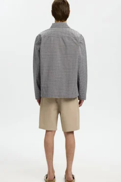 SLHRLXMATT - Ternet overshirt med lynlås