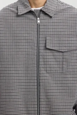 SLHRLXMATT - Ternet overshirt med lynlås