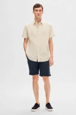 SLHSLIM-LUTON FLEX - Strækbare shorts med lommer