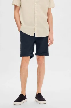 SLHSLIM-LUTON FLEX - Strækbare shorts med lommer