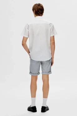 SLHSLIM-LUTON FLEX - Strækbare shorts med lommer
