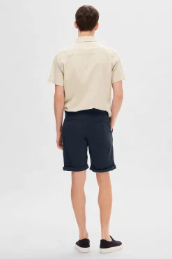 SLHSLIM-LUTON FLEX - Strækbare shorts med lommer