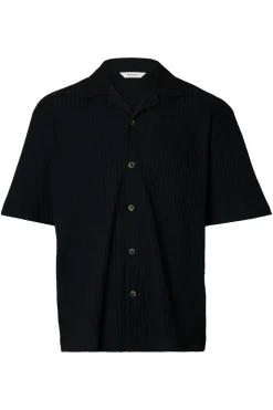 SLMRELAXSIMON - Kortærmet overshirt i ribkvalitet