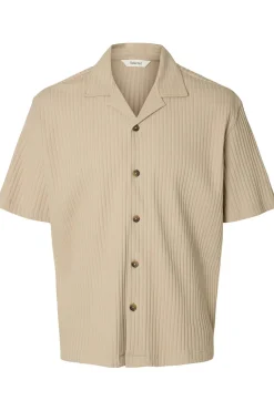 SLMRELAXSIMON - Kortærmet overshirt i ribkvalitet