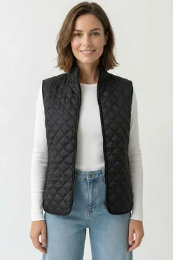 Soff - Let quiltet vest med lommer