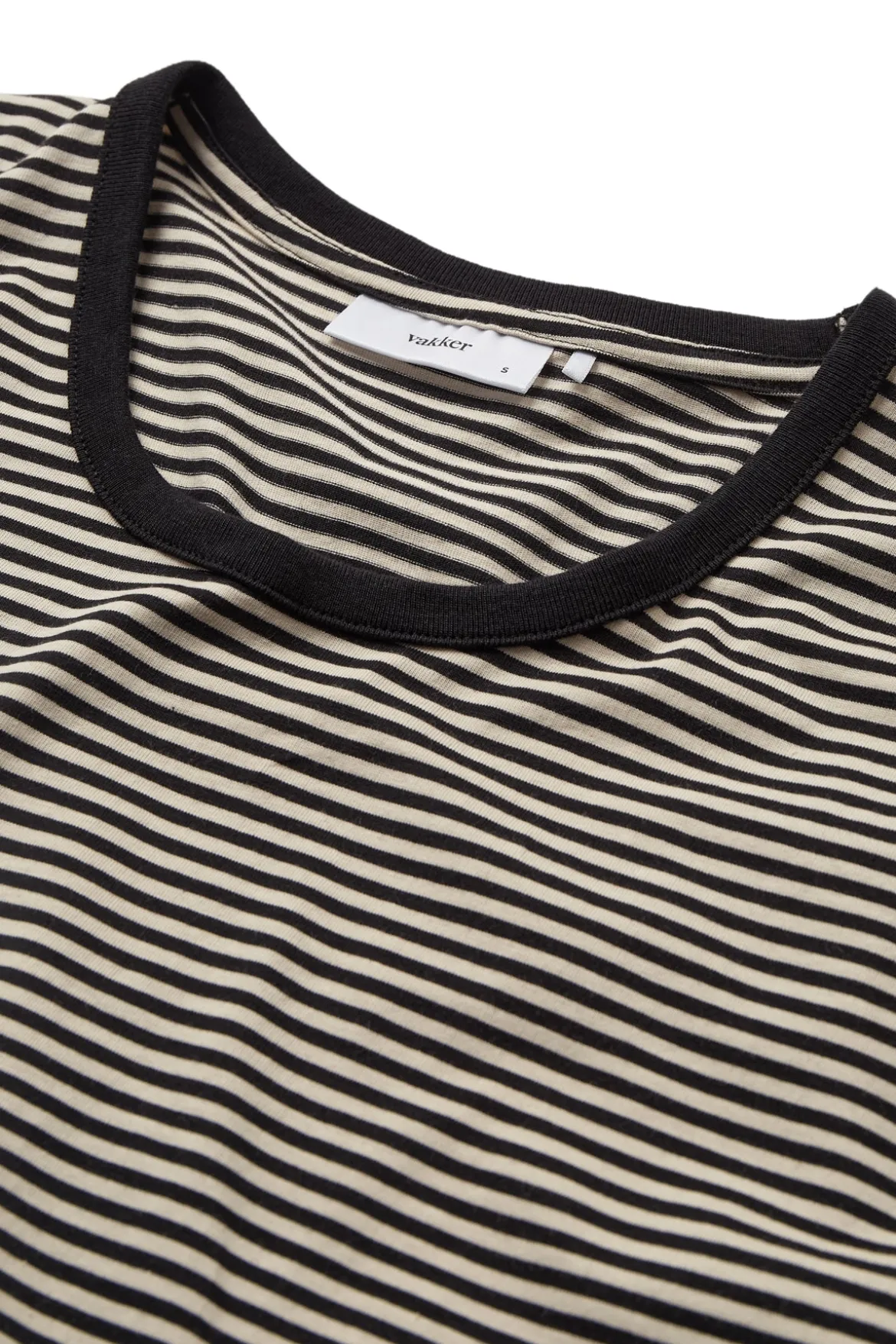 Sol - Stribet T-shirt med korte ærmer