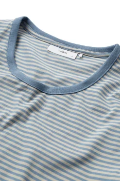 Sol - Stribet T-shirt med korte ærmer