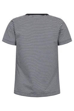 Sol - Stribet T-shirt med korte ærmer
