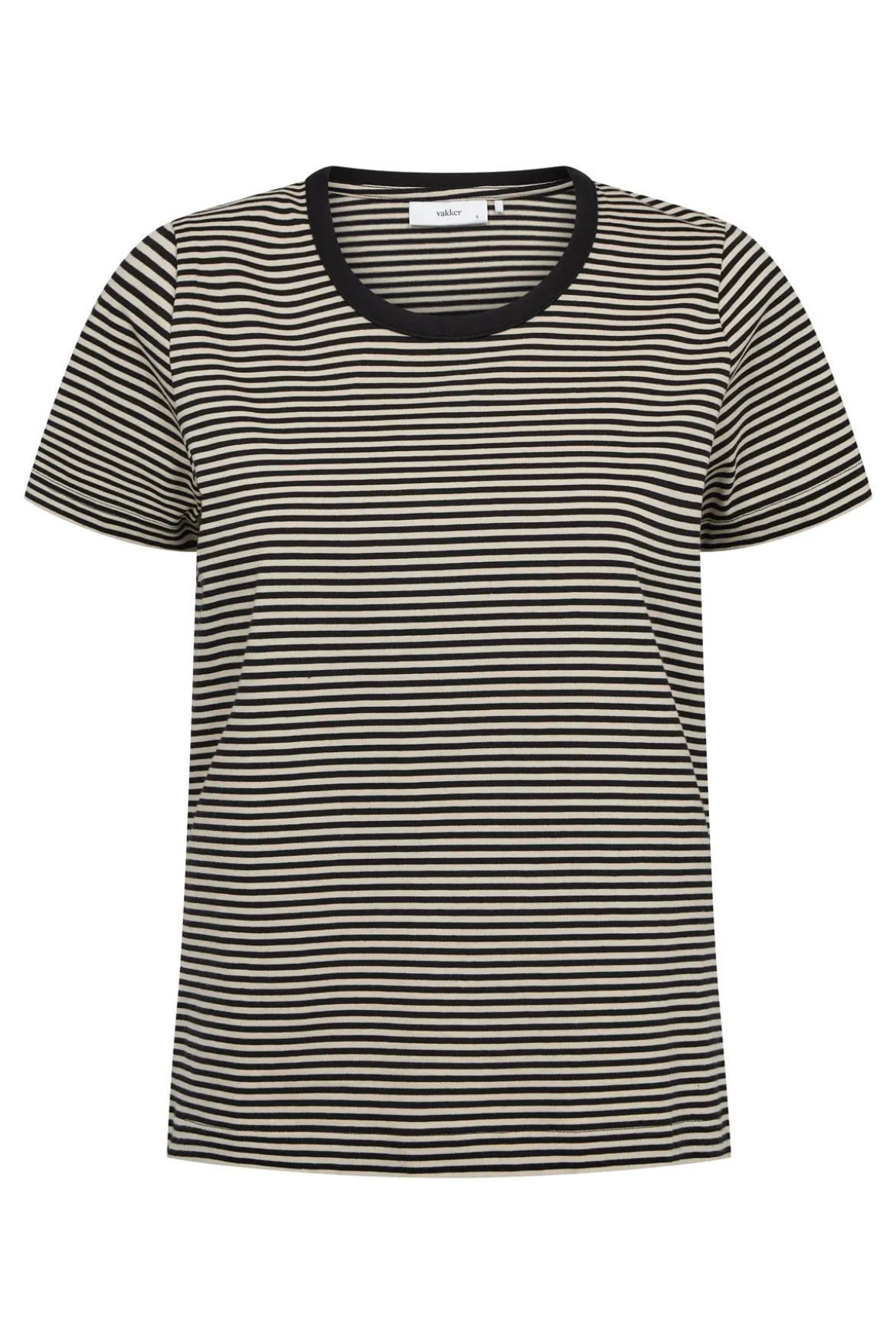 Sol - Stribet T-shirt med korte ærmer