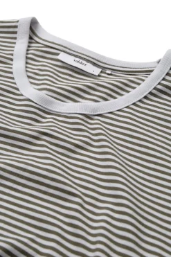 Sol - Stribet T-shirt med korte ærmer
