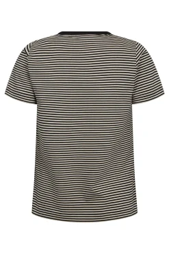 Sol - Stribet T-shirt med korte ærmer