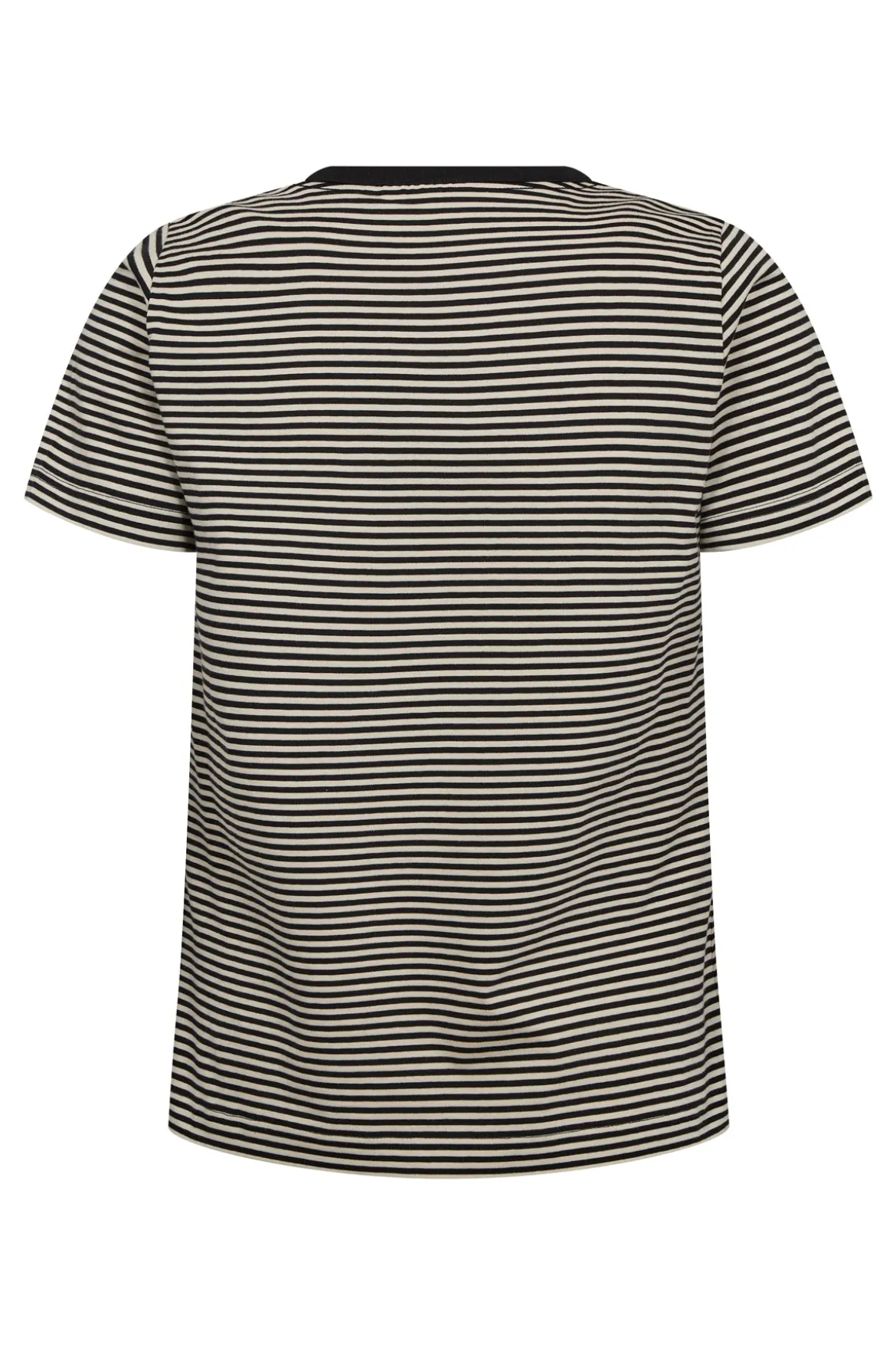 Sol - Stribet T-shirt med korte ærmer