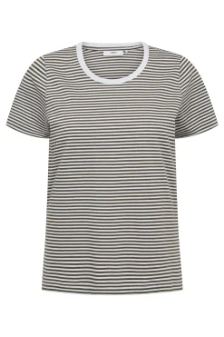 Sol - Stribet T-shirt med korte ærmer