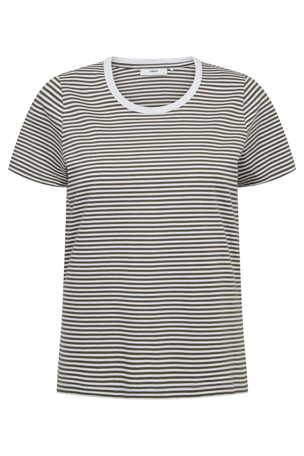 Sol - Stribet T-shirt med korte ærmer