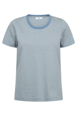 Sol - Stribet T-shirt med korte ærmer