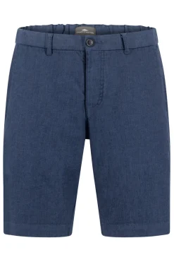 Strækbare shorts i bomuld og hør kvalitet