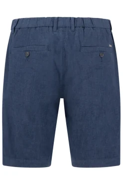 Strækbare shorts i bomuld og hør kvalitet