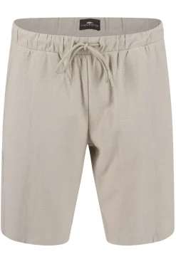 Struktureret jersey bermudashorts med snøre