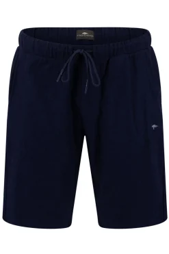 Struktureret jersey bermudashorts med snøre