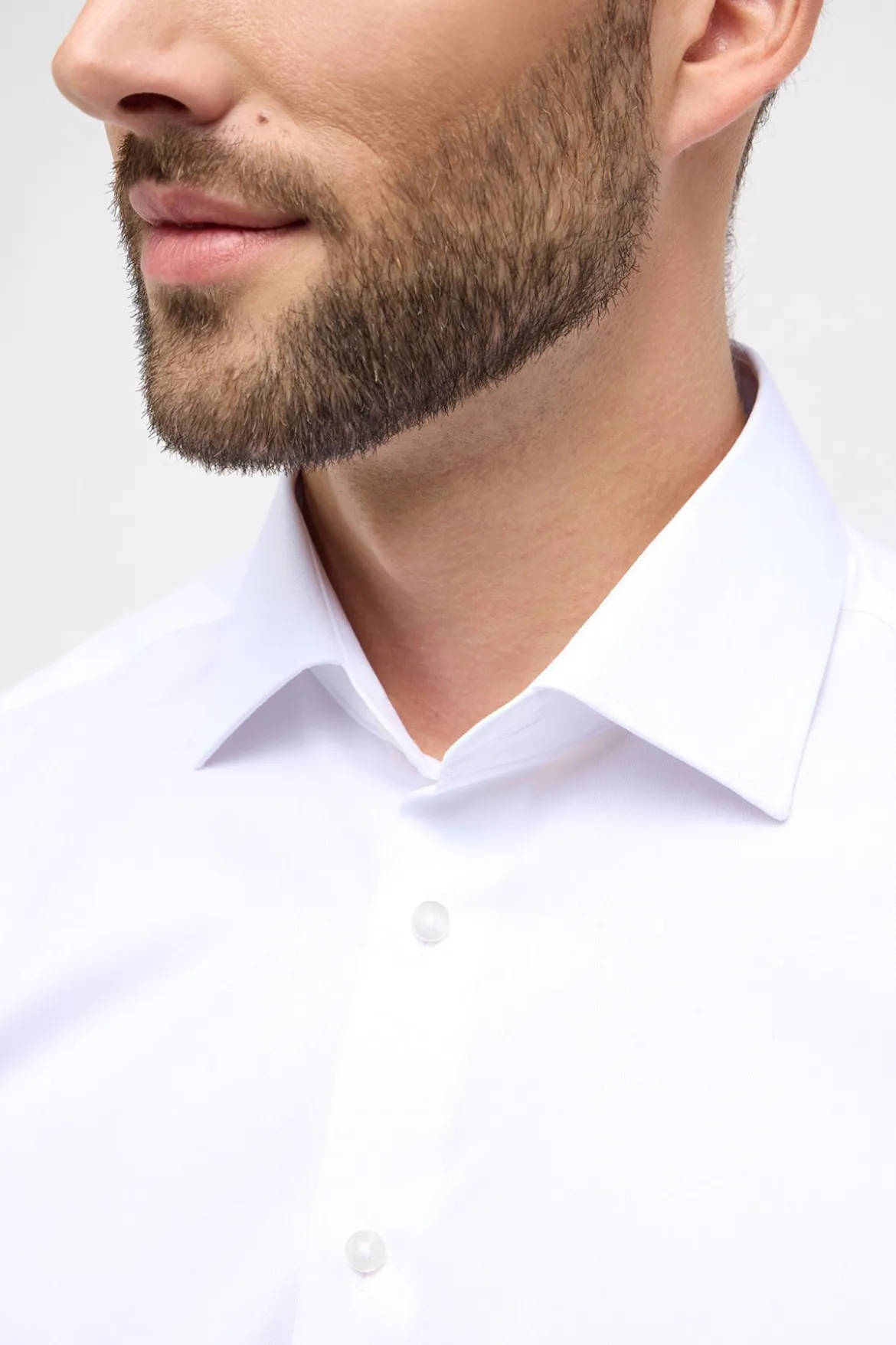 Strygefri Covershirt skjorte i tæt kvalitet