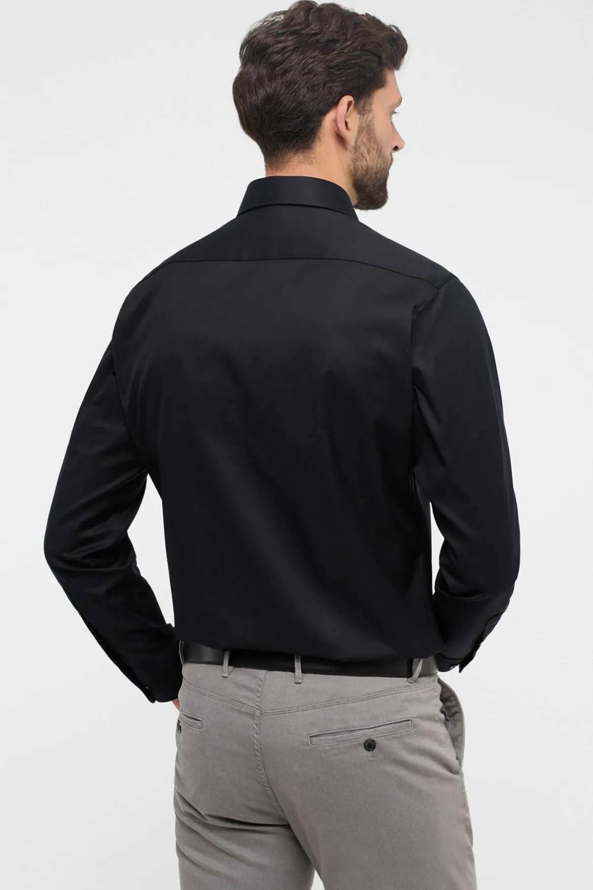 Strygefri Covershirt skjorte i tæt kvalitet
