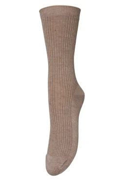 Telma solid - 5-Pak basic strømper i riflet look