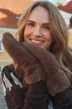 THREEM fake fur luffer