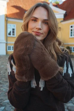 THREEM fake fur luffer