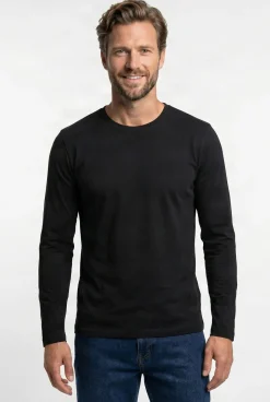 Toby - Langærmet t-shirt i bomuld