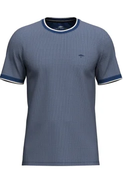 T-Shirt i bomuld med kontrastkanter