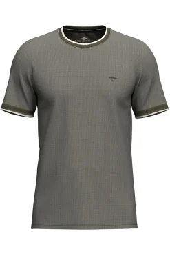 T-Shirt i bomuld med kontrastkanter