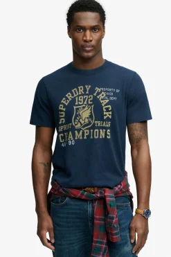 T-shirt i relaxed fit med print