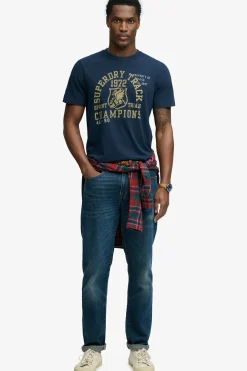 T-shirt i relaxed fit med print