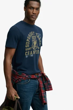 T-shirt i relaxed fit med print