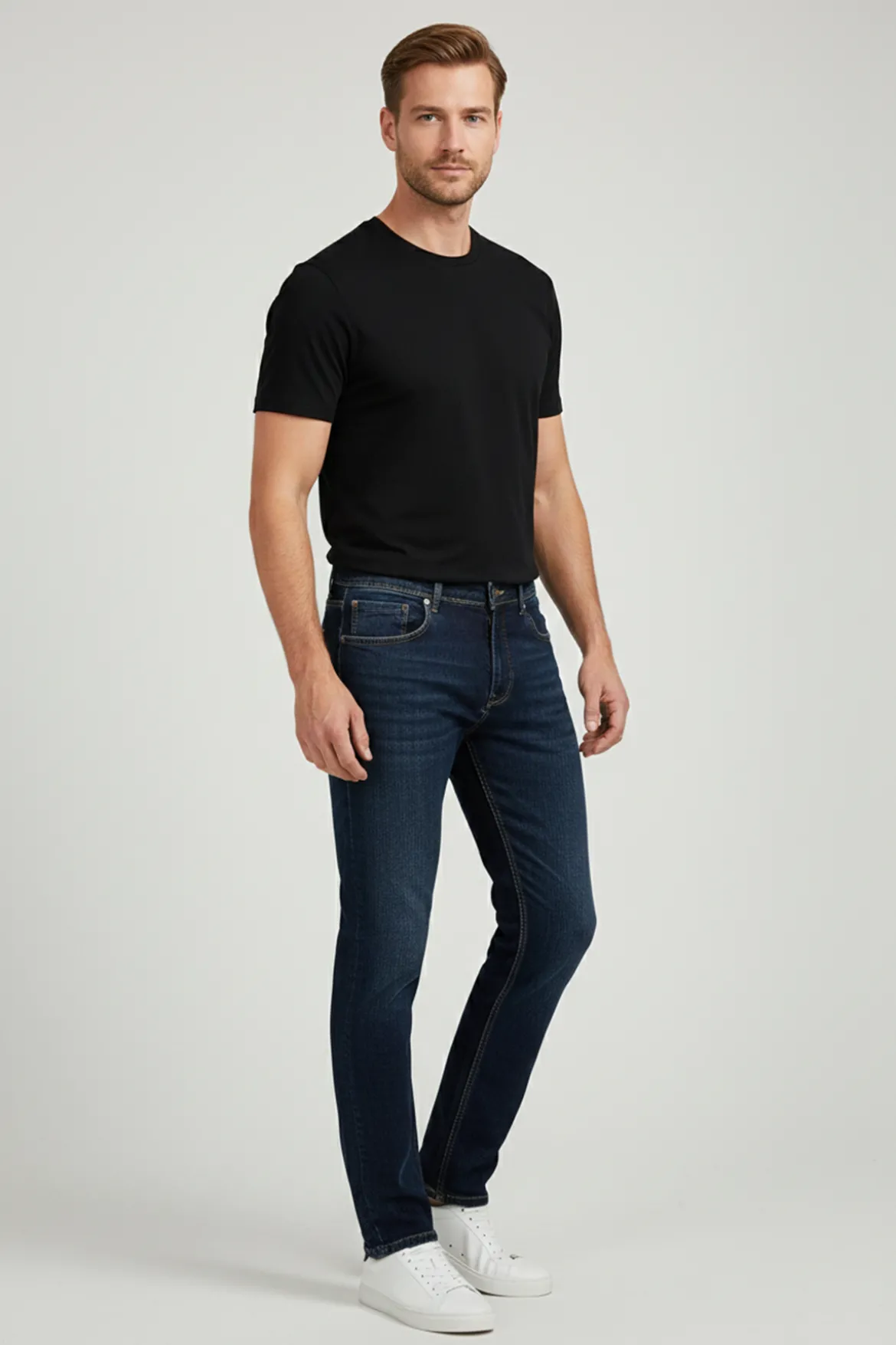 Wesley - Denimjeans med stræk