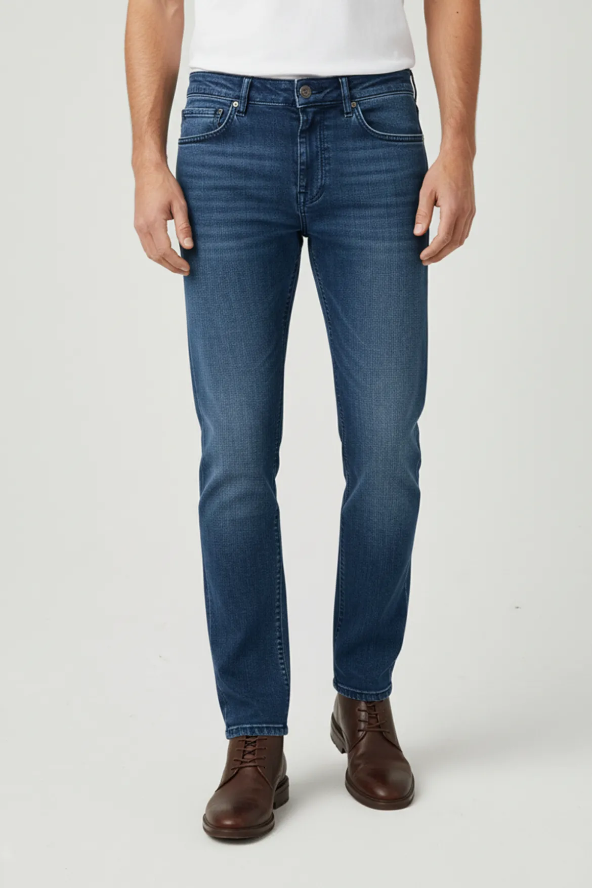 Wesley - Denimjeans med stræk