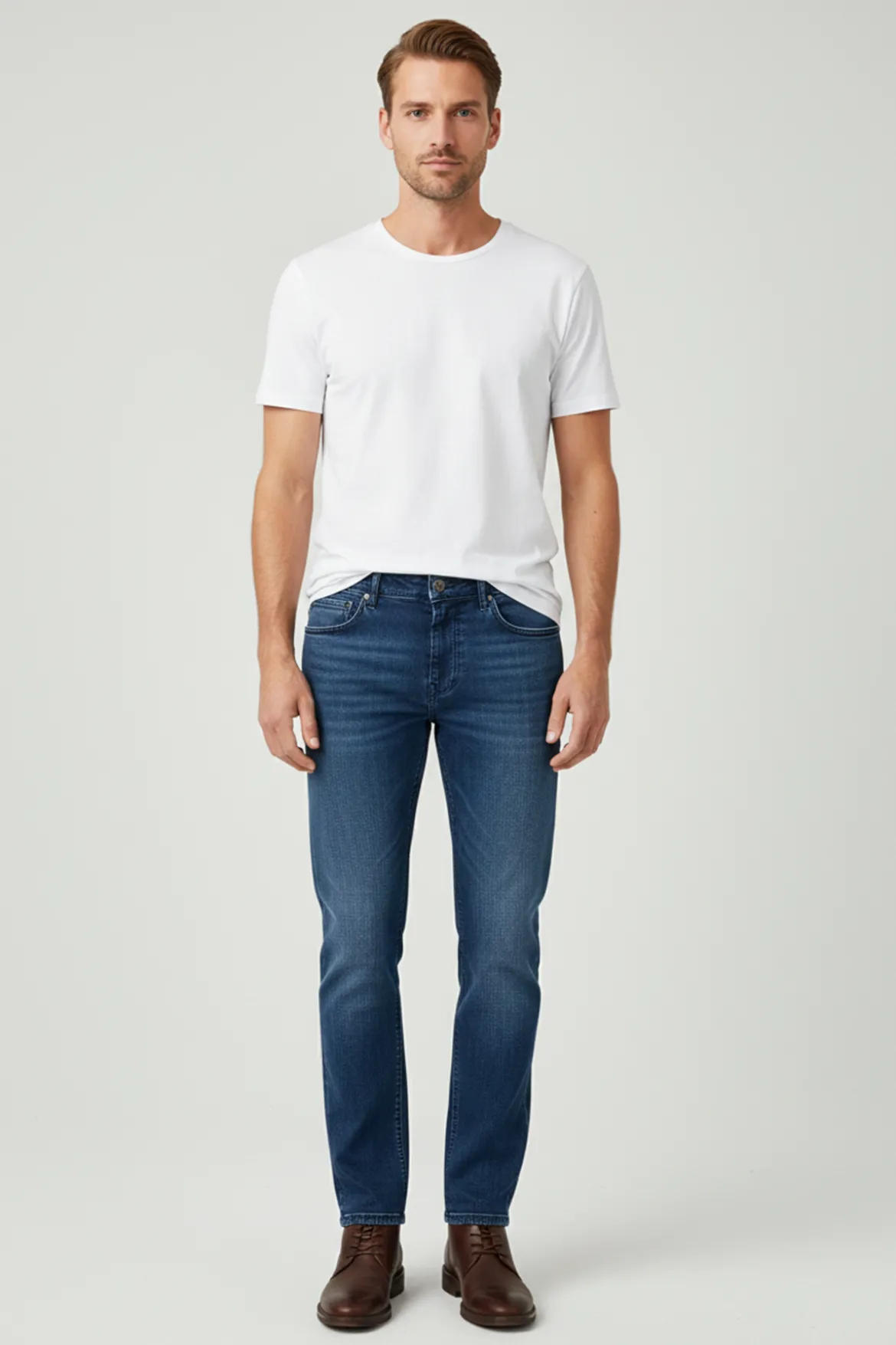 Wesley - Denimjeans med stræk